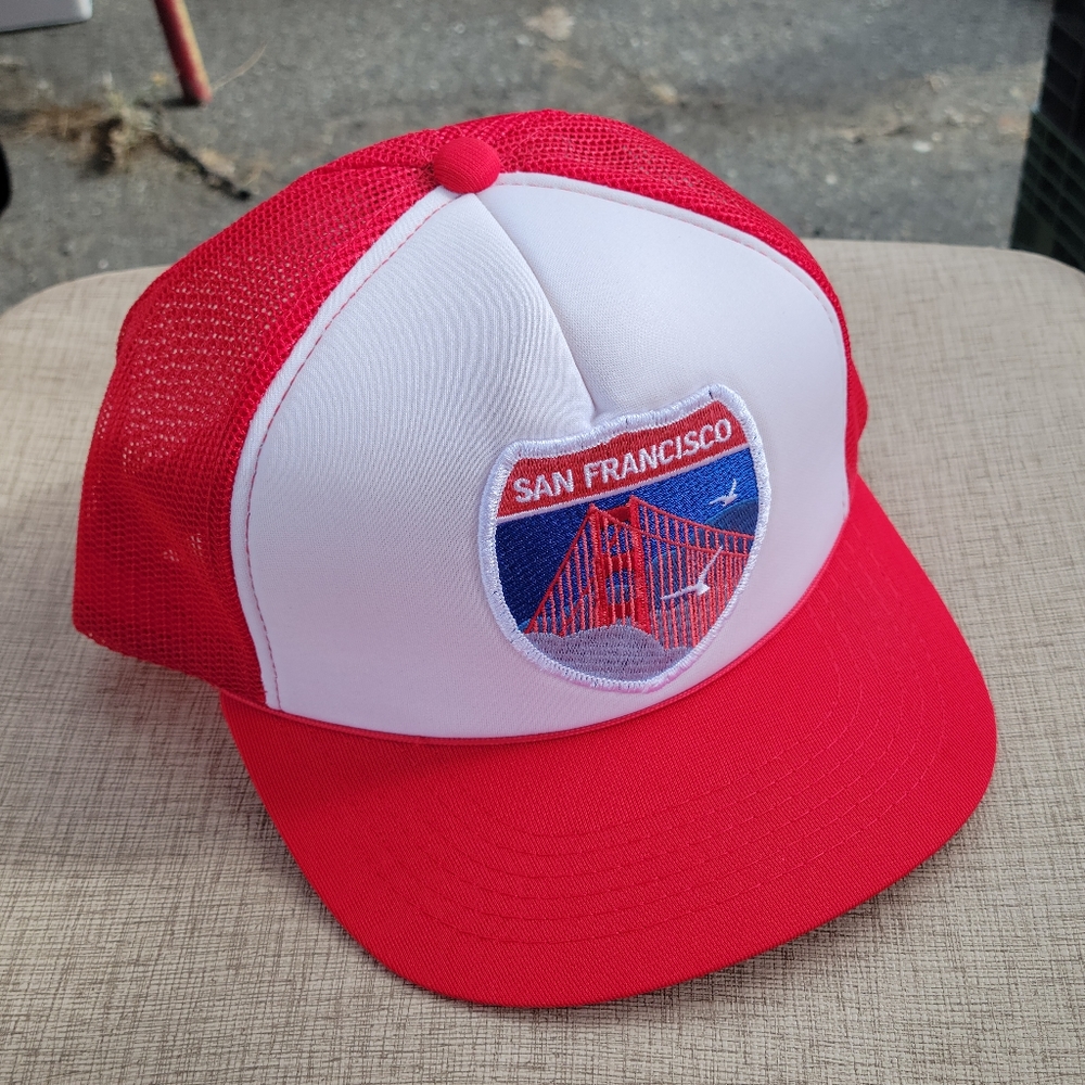 Vintage NOS Trucker Cap with San Francisco patch